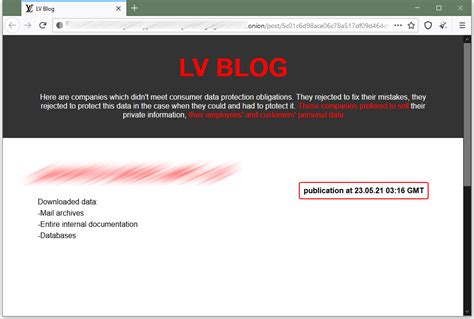 lv ransomware hacked